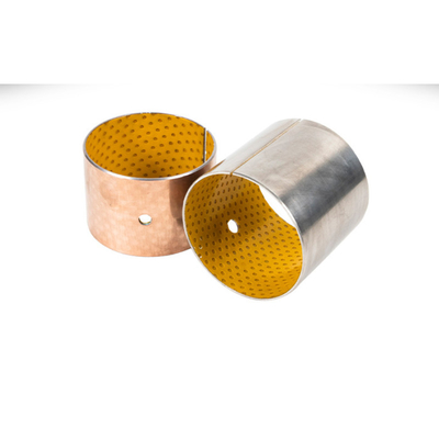 قیمت خوب DIN 1494 پوشش مس POM بوشینگ فولاد پشت POM پوشش فلزی پلیمر کامپوزیت مرز روان کننده بوشینگ صاف آنلاین