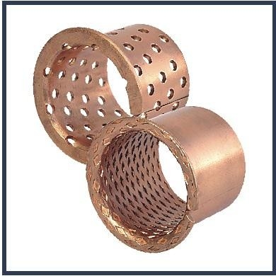 قیمت خوب یاتاقان ساده روانکاری CuSn8 ، بلبرینگ فلنج متریک VSB-22 آنلاین