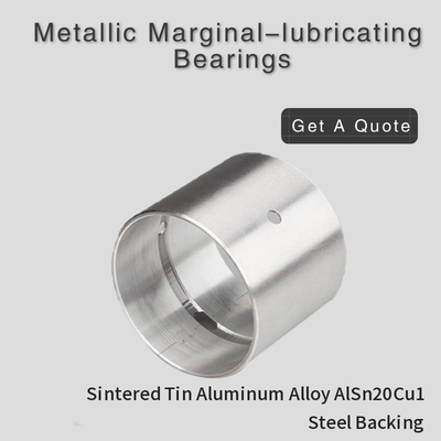 قیمت خوب بلبرینگ آستین فلزی روان کننده حاشیه AlSn20Cu1 CSB-J20 آنلاین